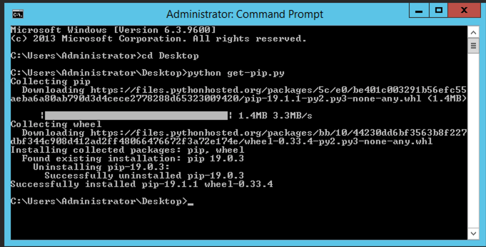 Execute the get-pip.py Script